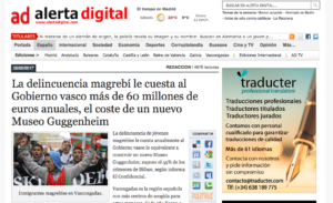 La delincuencia magrebí le cuesta al Gobierno vasco más de 60 millones de euros anuales, el coste de un nuevo Museo Guggenheim